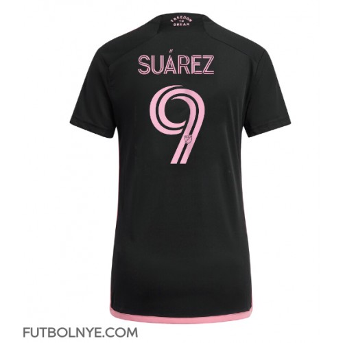 Camiseta Inter Miami Luis Suarez #9 Visitante Equipación para mujer 2024-25 manga corta